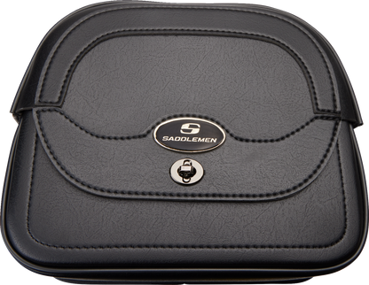 SADDLEMEN Large Cruis'n Sissy Bar Bag - Black 3503-0049