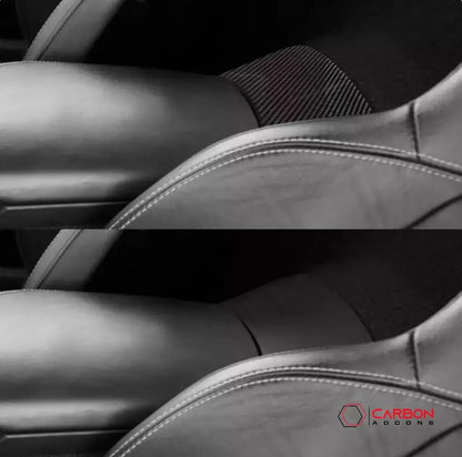 C7 Corvette 2014-2019 Rear Center Console Carbon Fiber Overlay