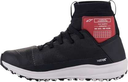 ALPINESTARS Speedforce Shoes - Black/White/Red - US 10.5 2654321-123-105