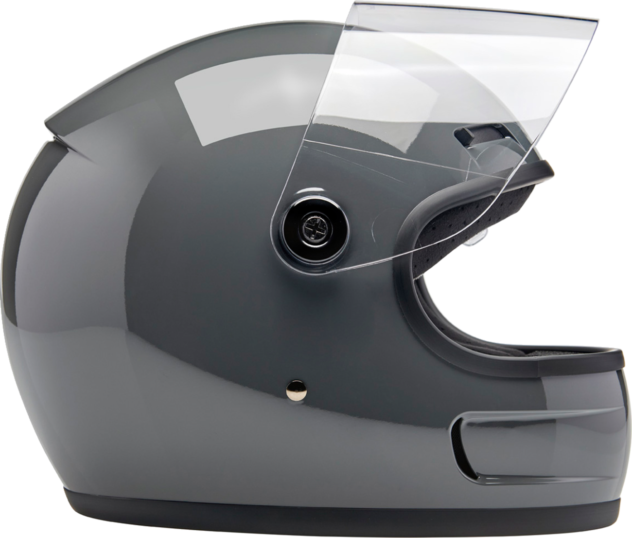 BILTWELL Gringo SV Helmet - Gloss Storm Gray - Small 1006-109-502