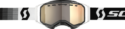 SCOTT Prospect Snow Cross Goggle - Premium Black/White - Light Sensitive Bronze Chrome 278603-7702245