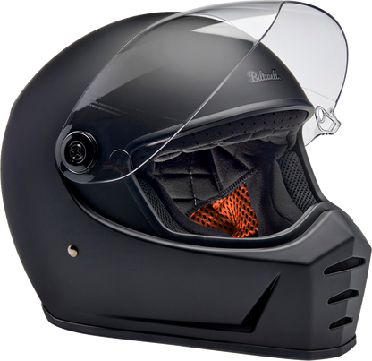 BILTWELL Lane Splitter Helmet - Flat Black - Large 1004-201-504