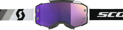 SCOTT Fury Goggle - Premium Black/White - Purple Chrome 272828-7702281