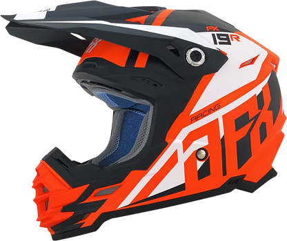AFX FX-19R Helmet - Racing - Matte Orange - Large 0110-7085