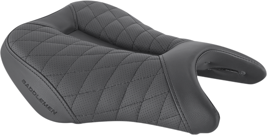 SADDLEMEN Track Seat - Lattice Stitch - Black - GSX '18-'20 0810-S075