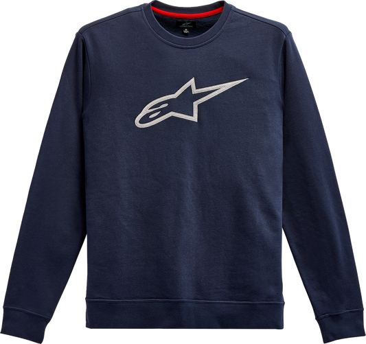 ALPINESTARS Ageless Crew Fleece - Navy/Grey - Large 1212513227011L