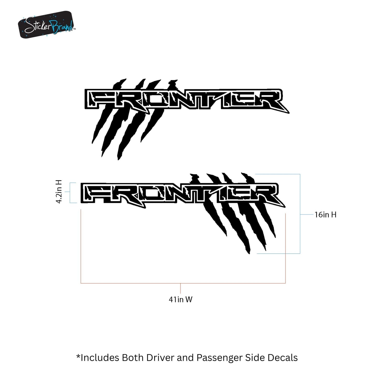 Nissan Frontier Claw Decal Sticker. #7028