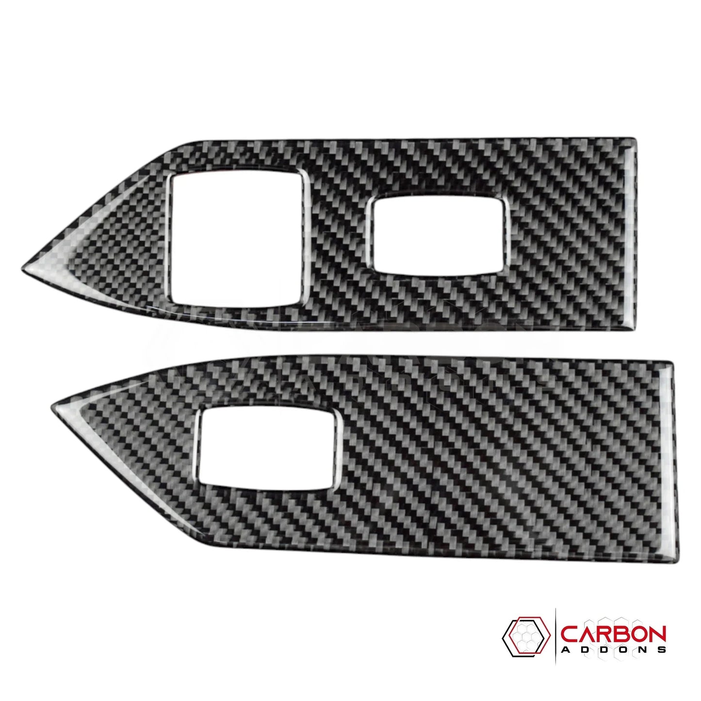 Real Carbon Fiber Window Switch Trim Overlay | Mustang 2005-2009
