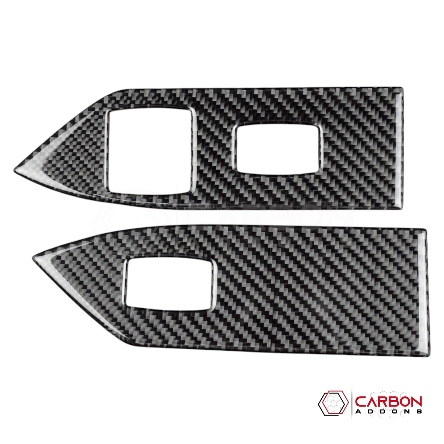 Real Carbon Fiber Window Switch Trim Overlay | Mustang 2005-2009