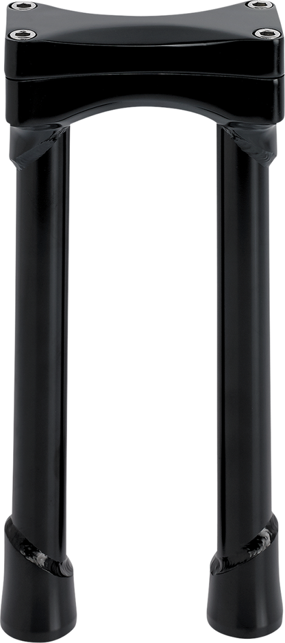 BILTWELL Risers - Murdock - Oversized - 10" - Black 6413-201-10