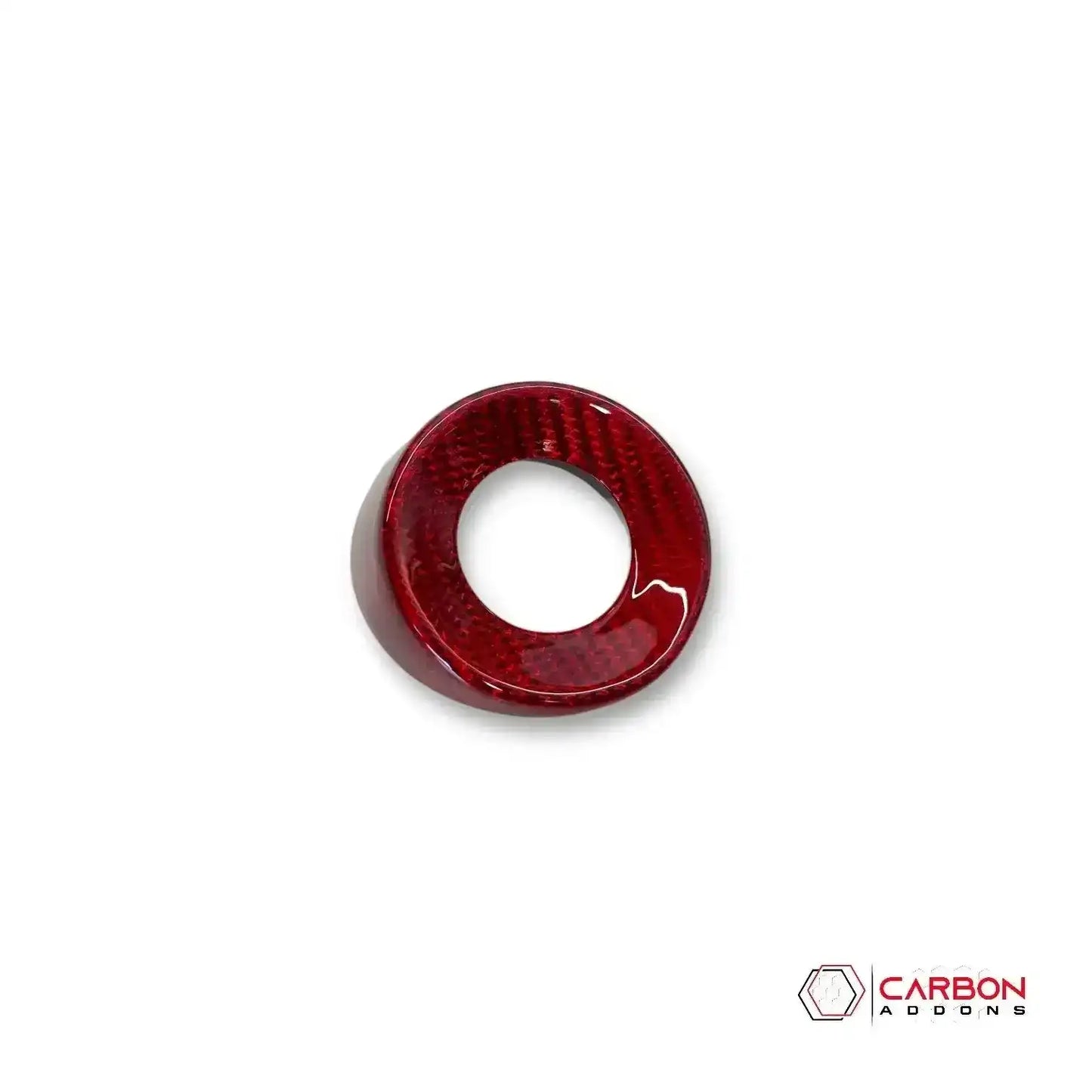 Camaro 2010-2015 Real Carbon Fiber Ignition Keyhole Ring Trim Cover