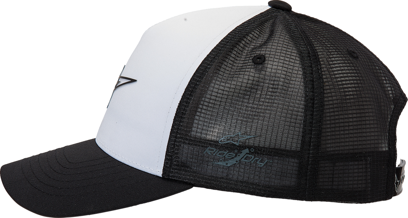 ALPINESTARS Advantage Tech Trucker Hat - White/Black - One Size 1212811602010OS