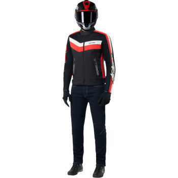 ALPINESTARS T-Dyno Air Jacket - Black/Bright Red - 3XL 3301725-1486-3X