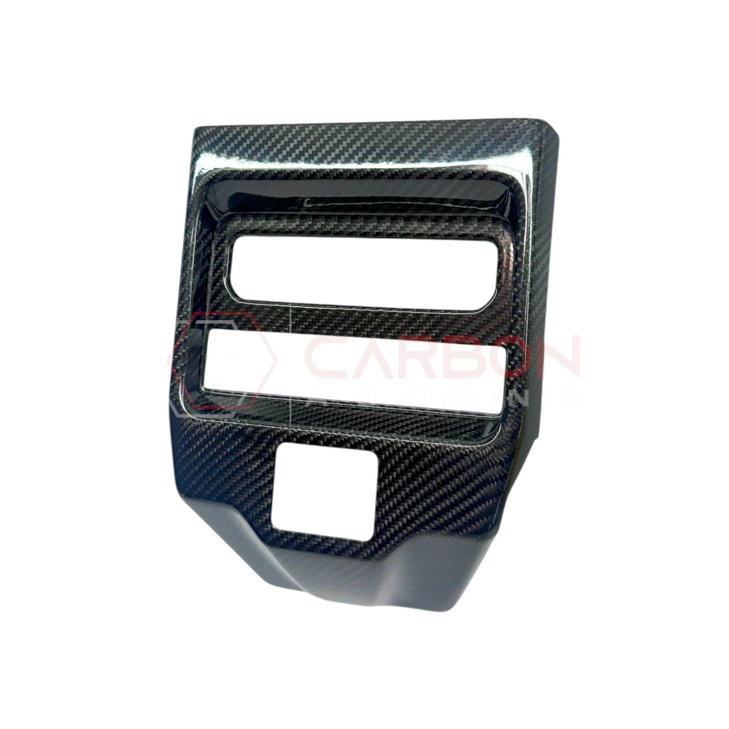 2019+ RAM 1500/TRX Interior Rear AC Vent Center Trim Real Carbon Fiber Cover