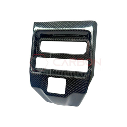 2019+ RAM 1500/TRX Interior Rear AC Vent Center Trim Real Carbon Fiber Cover