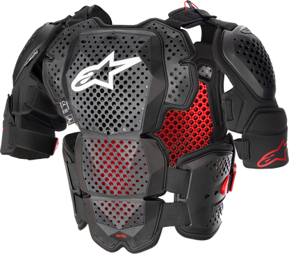ALPINESTARS A-10 Roost Guard V2 - Black/Red - XS/S 6700523-1431-XS