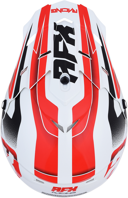 AFX FX-17 Helmet - Force - Pearl White/Red - Small 0110-5244