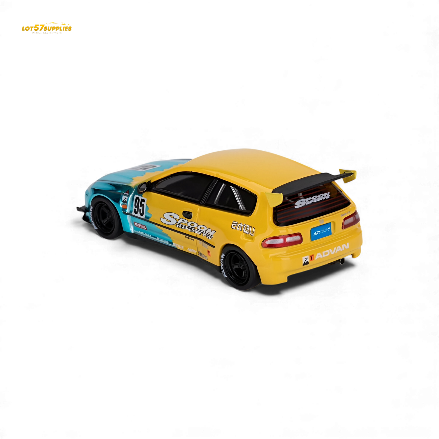 (Pre-Order) ET Model Pandem Civic EG6 Mk5 Rocket Bunny - Spoon Blue 1:64