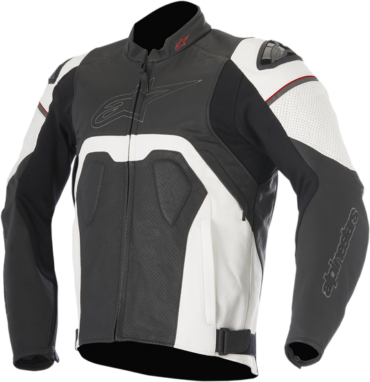 ALPINESTARS Core Airflow Leather Jacket - Black/White - US 42 / EU 52 3101416-12-52