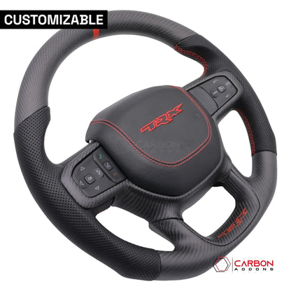 RAM TRX | 1500 | 2500 | 3500 Custom Heated Carbon Fiber Steering Wheel 2019-2024