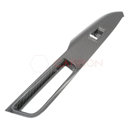 Real Carbon Fiber Window Switch Control Trim Covers V2 for 2024+ Ford Mustang
