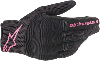 ALPINESTARS Women Copper Gloves - Black/Fuchsia - Small 3598420-1039-S