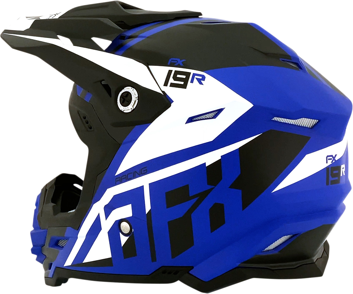 AFX FX-19R Helmet - Racing - Matte Blue - Medium 0110-7069