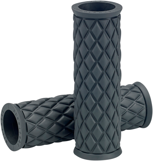 BILTWELL Grips - Alumicore - Replacement - Gray 6706-0501