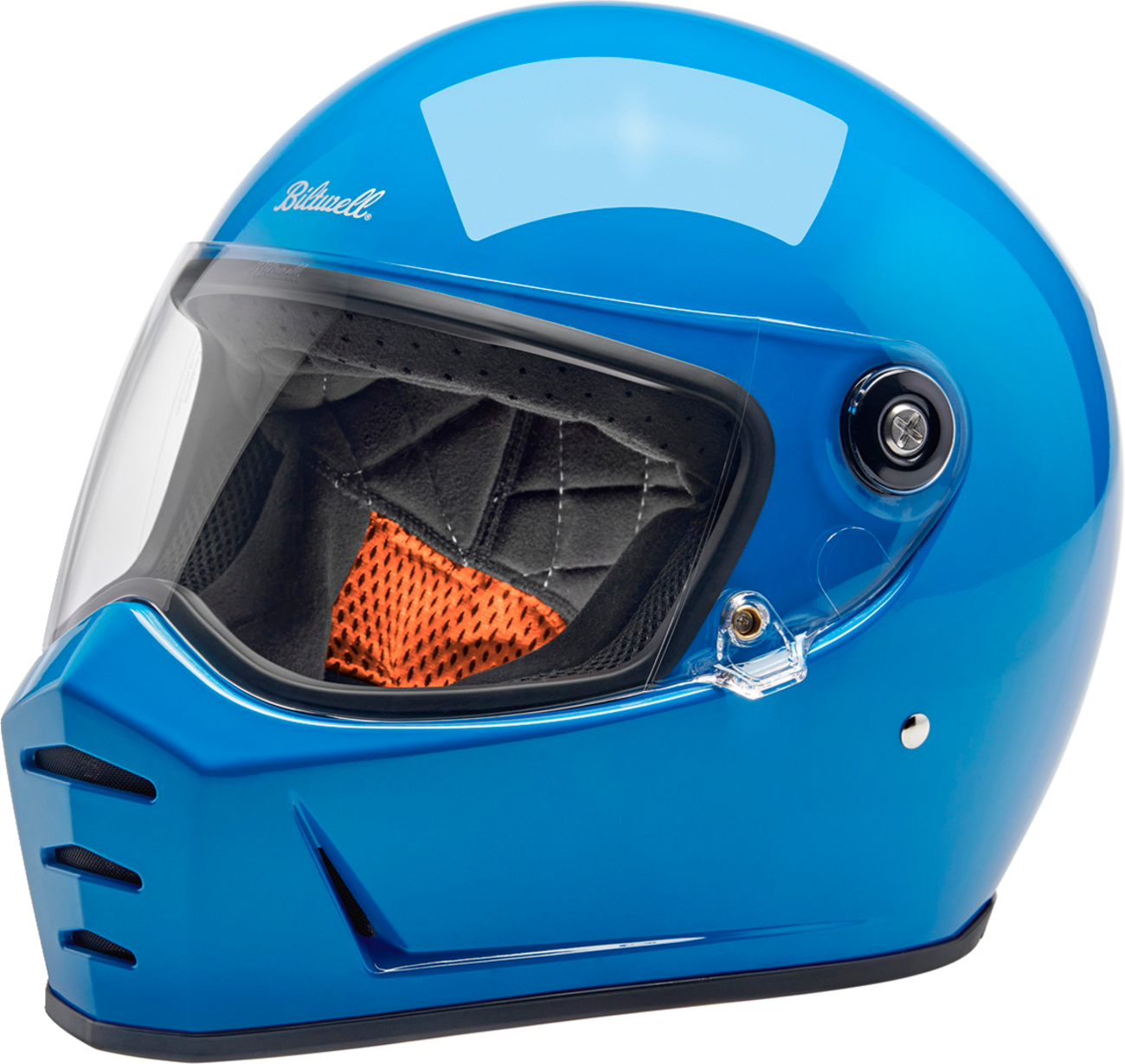 BILTWELL Lane Splitter Helmet - Gloss Tahoe Blue - XS 1004-129-501