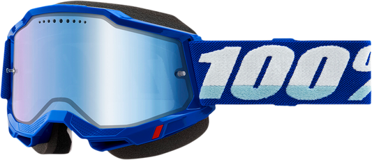100% Accuri 2 Snow Goggles - Blue - Blue Mirror 50022-00002