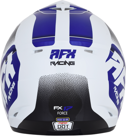 AFX FX-17 Helmet - Force - Pearl White/Blue - Large 0110-5240