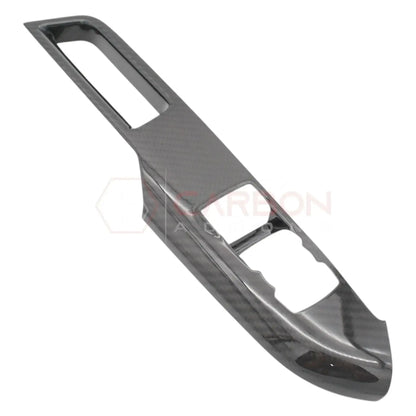 Real Carbon Fiber Window Switch Control Trim Covers V2 for 2024+ Ford Mustang