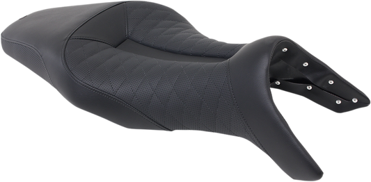 SADDLEMEN Track Seat - Lattice Stitch - Black - FZ09 '14-'19 0810-Y137