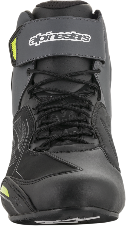 ALPINESTARS Faster-3 Drystar® Shoes - Black/Gray/Yellow - US 7.5 2540719175-7.5