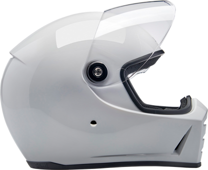 BILTWELL Lane Splitter Helmet - Gloss White - Large 1004-104-504