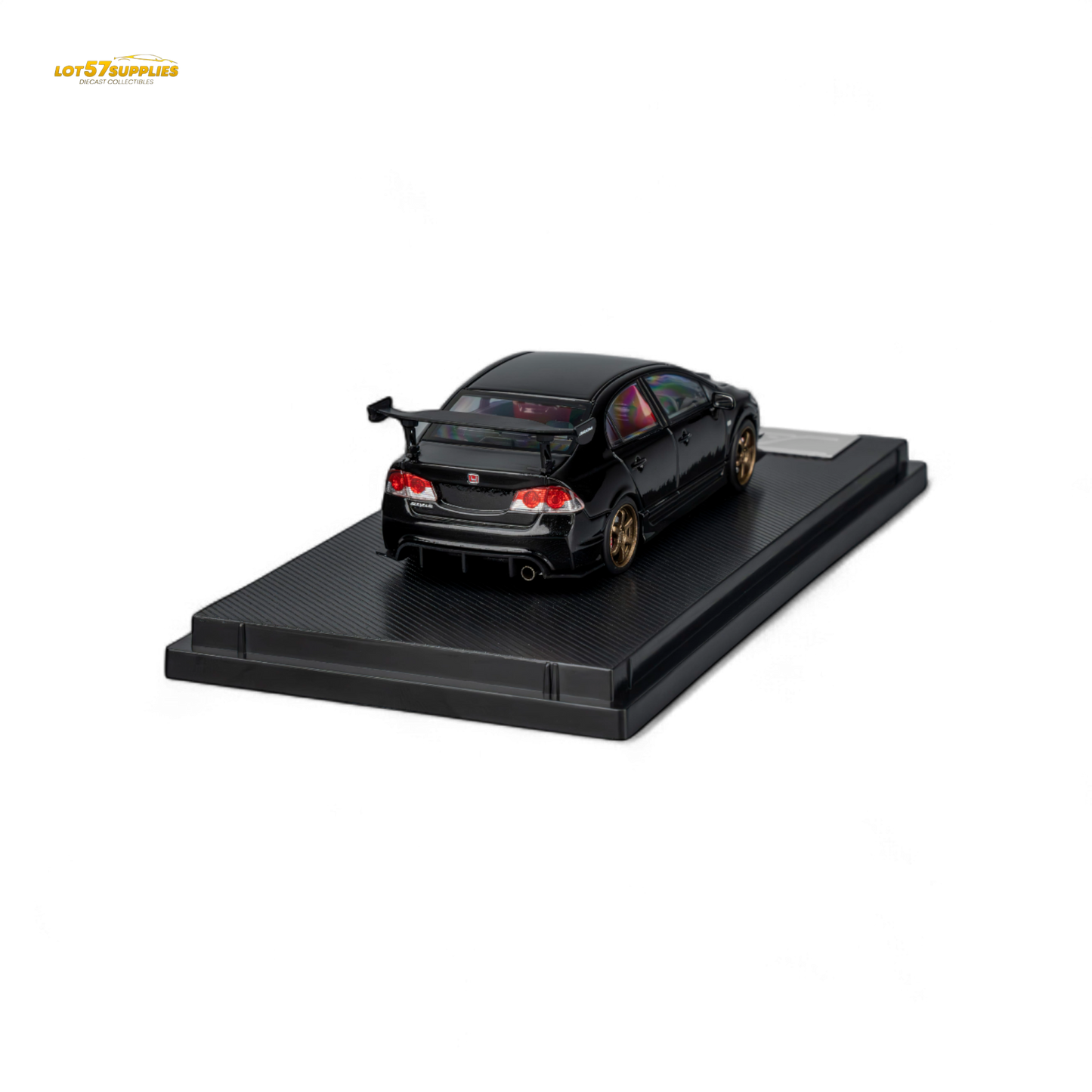 (Pre-Order) Microturbo Custom FD2 J'S Racing - Metallic Black 1:64