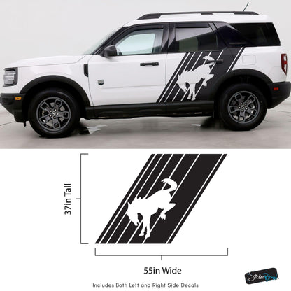 Bronco Horse Side Panel Car Graphic Sticker. #6952