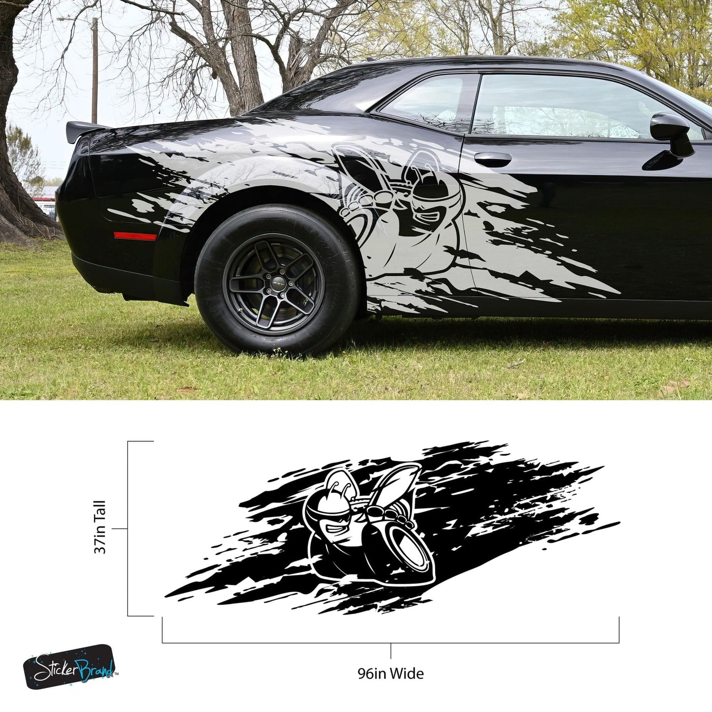 Scat Pack Decal Sticker for Challenger, Charger. #7026-Sup