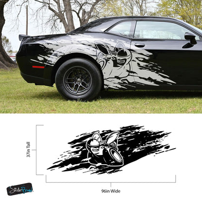 Scat Pack Decal Sticker for Challenger, Charger. #7026-Sup