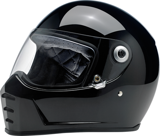 BILTWELL Lane Splitter Helmet - Gloss Black - XS 1004-101-101
