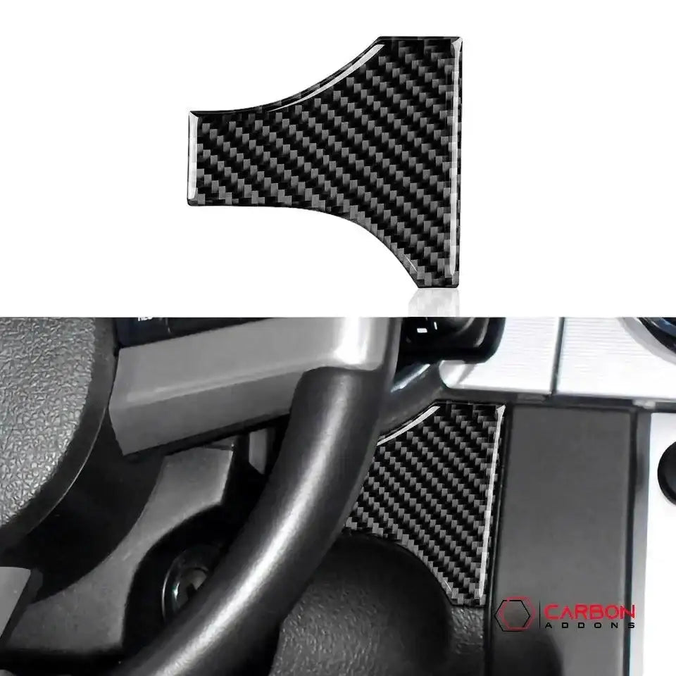[5pcs] Real Carbon Fiber Lower Dash Overlay for Mustang 2005-2009