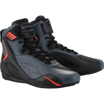 ALPINESTARS Faster-4 Shoes - Black/Gray/Red - US 13.5 2510425-1130-135