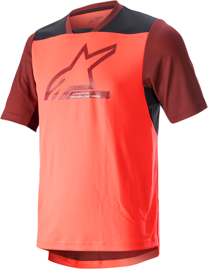 ALPINESTARS Drop 6.0 V2 Jersey - Short-Sleeve - Coral/Black - 2XL 1766322-3141-2X