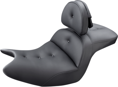 SADDLEMEN Seat - Roadsofa - With Backrest - Pillow Top - Black H18-07-181BR