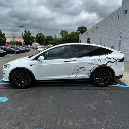Lightning Bolt Car Decal. #6572
