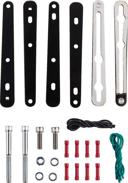 SADDLEMEN Turn Signal Relocation Kit - Sportster - Black 2020-0422