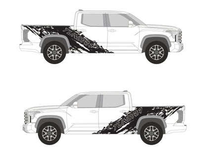 Toyota Tundra Graphic Decal Mud Splash. #6583