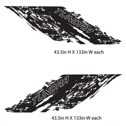 Toyota Tundra Graphic Decal Mud Splash. #6583