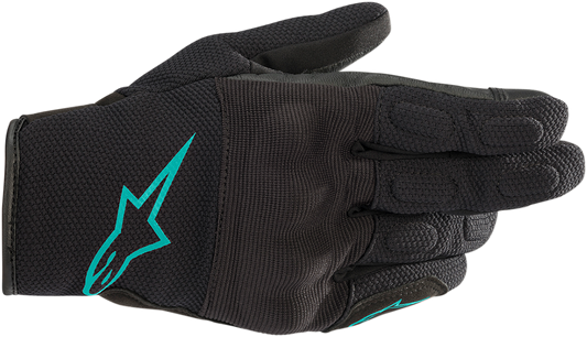ALPINESTARS Women Stella S-Max Drystar® Gloves - Black/Teal - XL 3537620-1170-XL