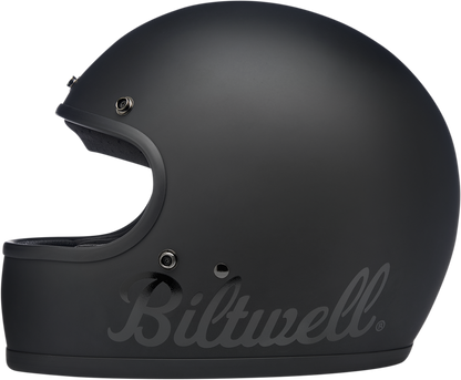 BILTWELL Gringo Helmet - Flat Black Factory - XS 1002-638-101